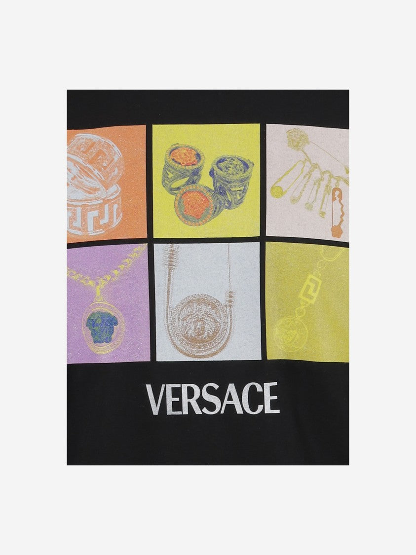 Versace T-Shirt With Front Print