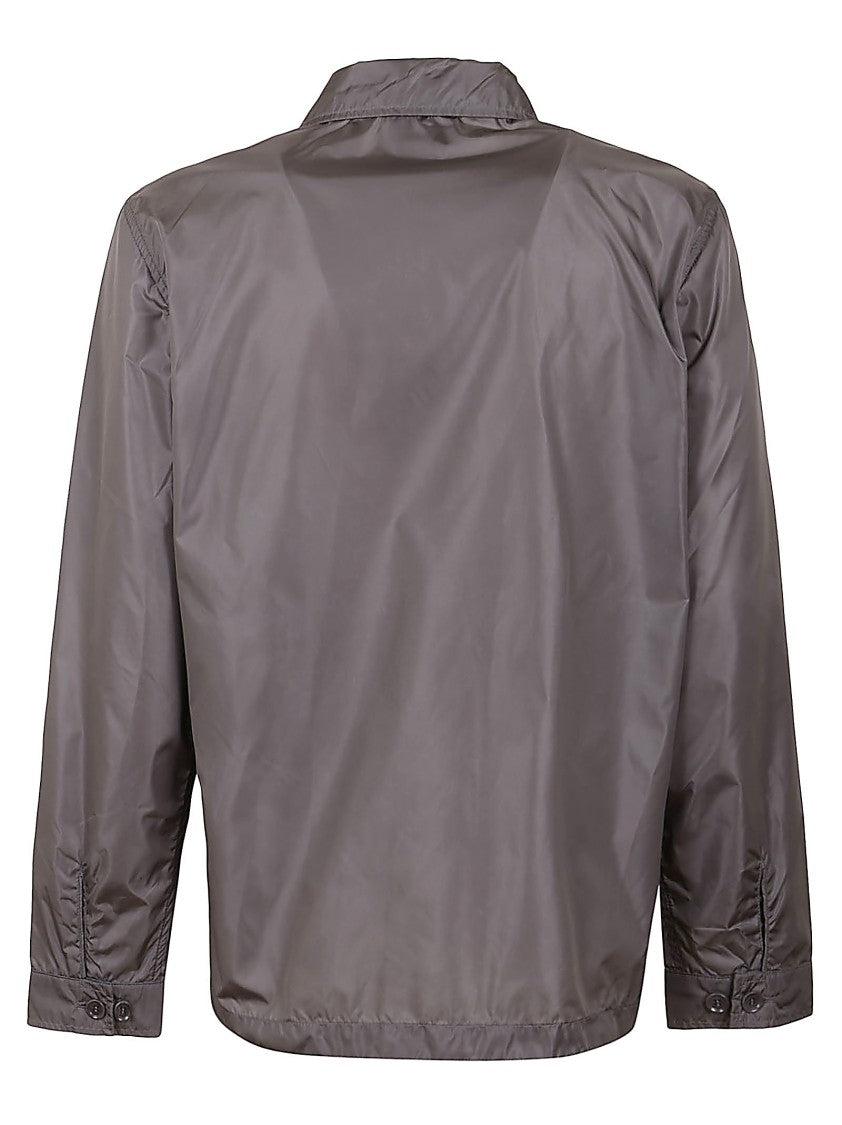 Aspesi Classic Button-Up Polyamide Jacket With Chest Pockets