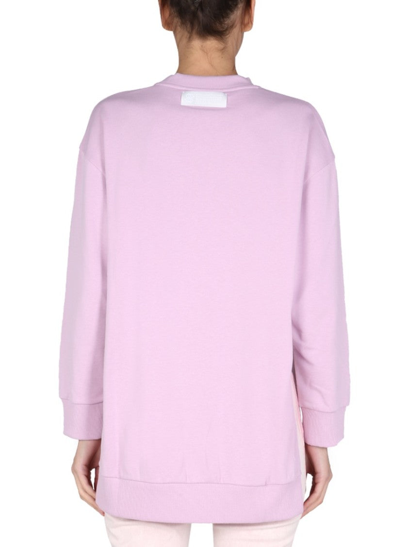 Stella Mccartney Soft Lilac Crew Neck Sweatshirt