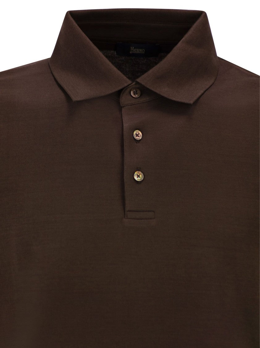 Herno Cotton Jersey Polo Shirt