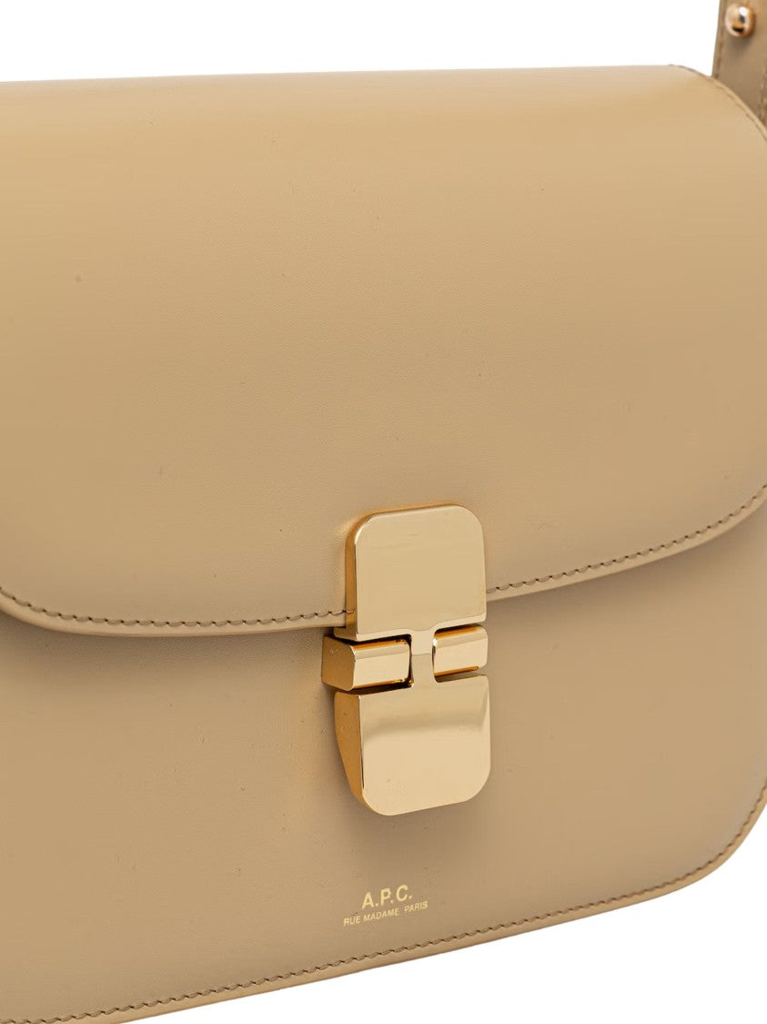A.P.C. Small Grace Leather Shoulder Bag