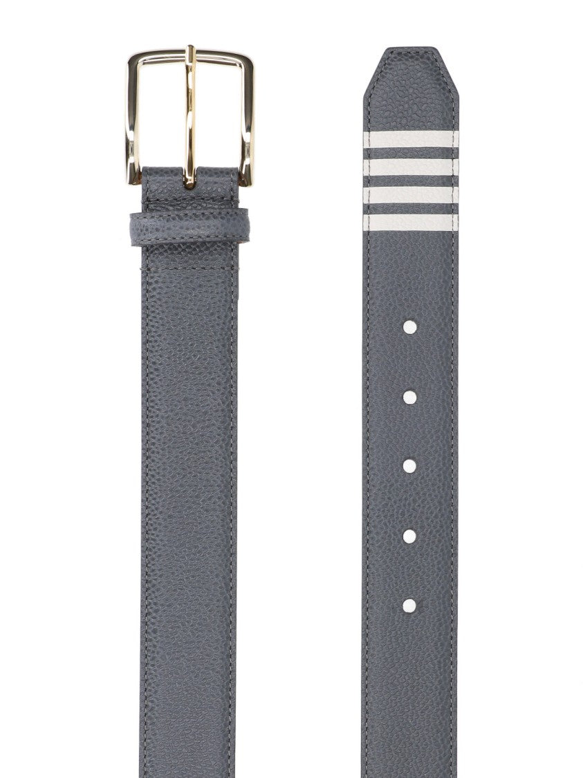 Thom Browne "4-Bar" Belt – Grey