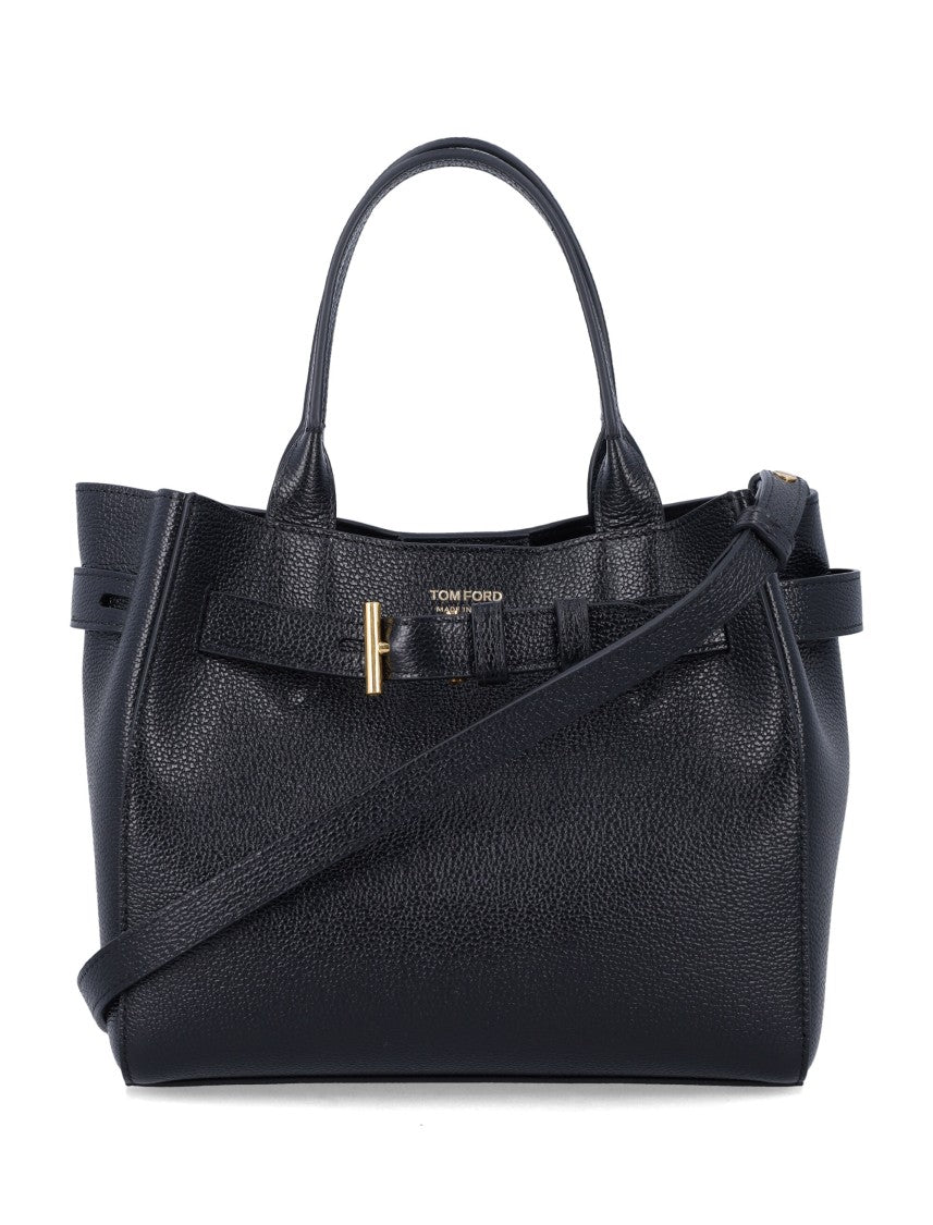 Tom Ford Audrey Small Calf Leather Tote Bag
