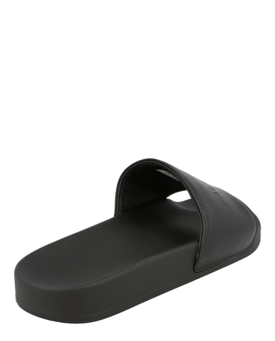 Balenciaga Rhinestone-Embellished Platform Slides With Anatomical Footbed