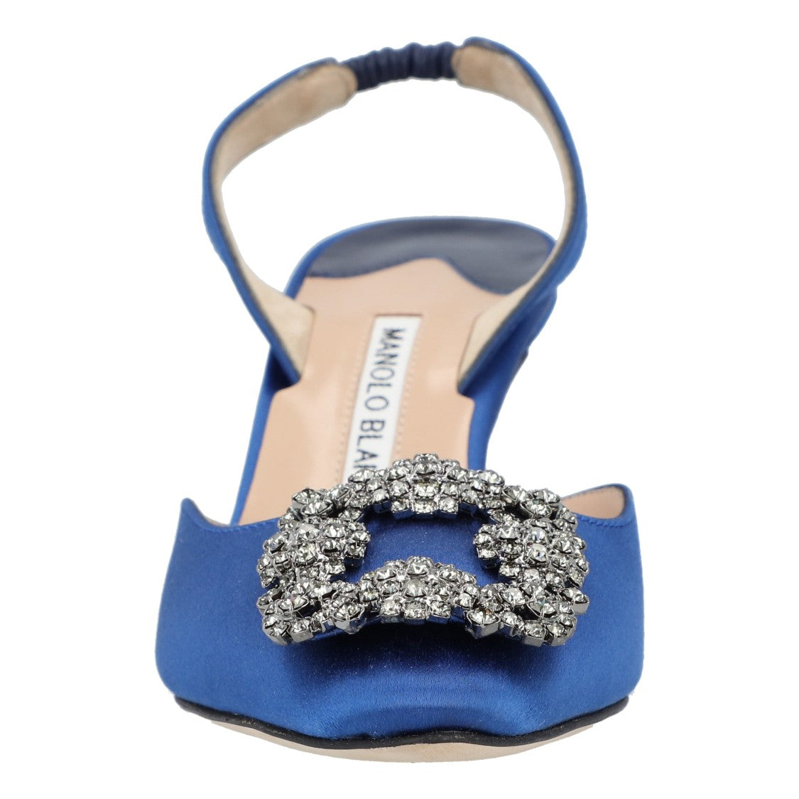 Manolo Blahnik Hangisli Slingback Pumps 85Mm Blue