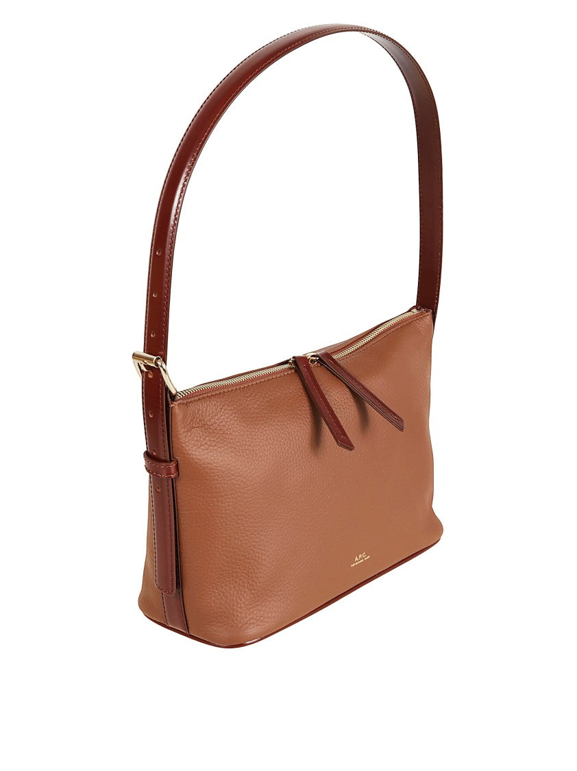 A.P.C. Rectangular Textured Cowhide Bag