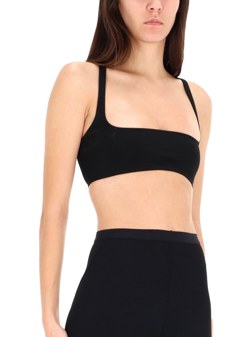 Rick Owens X Lilies Cropped Black Top