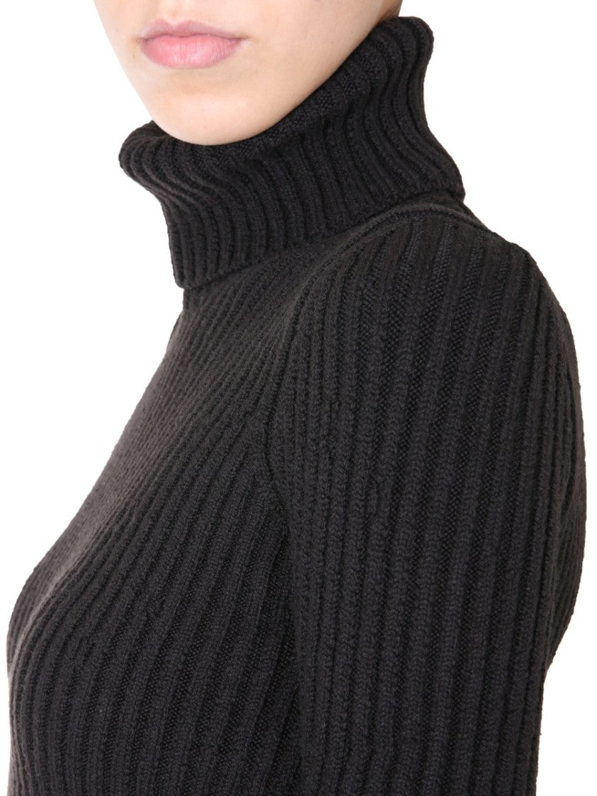 Bottega Veneta Polo Neck Turtleneck Sweater With Long Sleeves