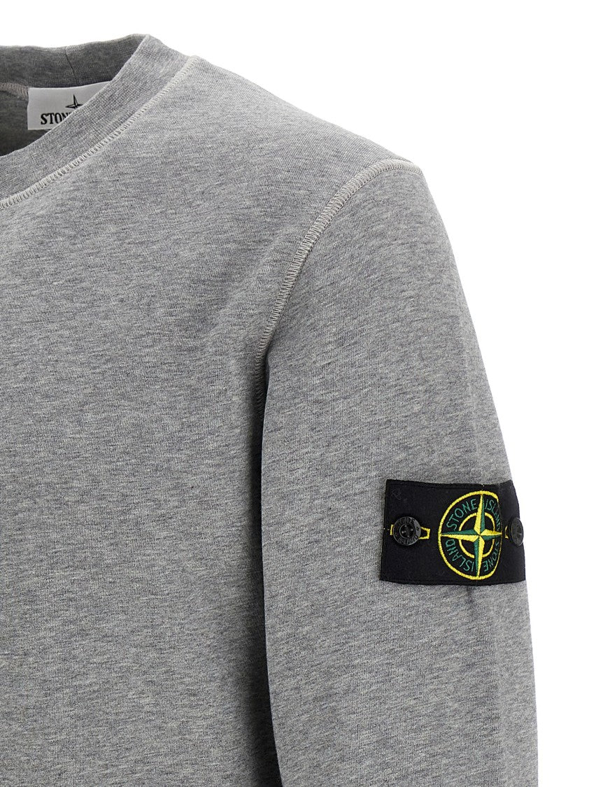 Stone Island Logo Badge Sweatshirt