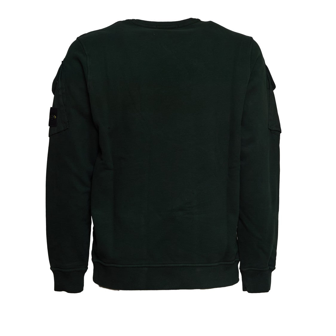 Stone Island Brushed Organic Cotton Fleece Crewneck Sweatshirt