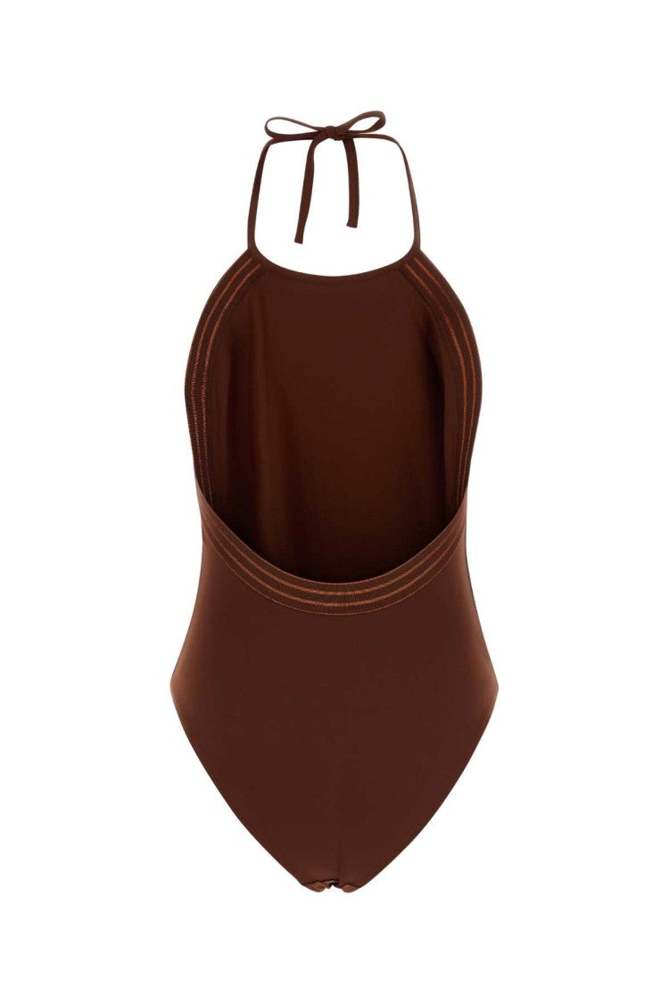 Eres Brown Stretch Nylon Numero Swimsuit