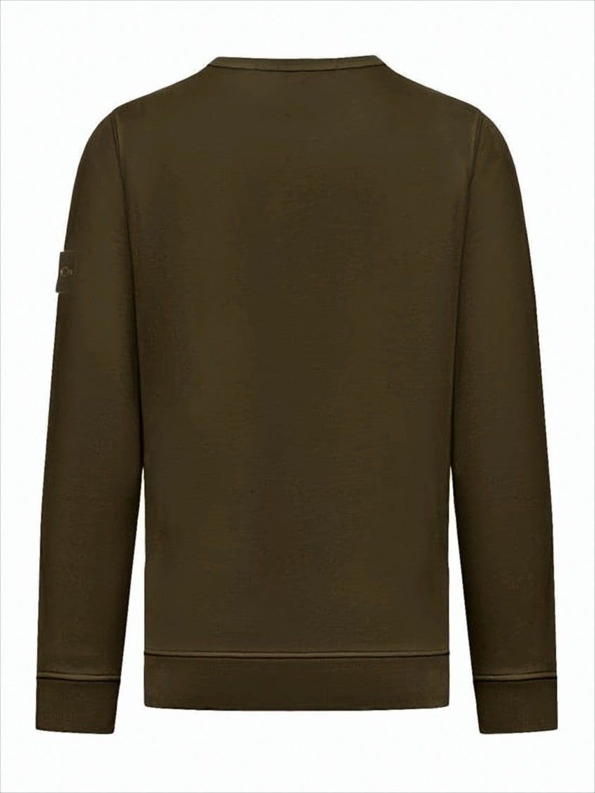 Stone Island Minimalist Long-Sleeve T-Shirt With Subtle Patch Detail