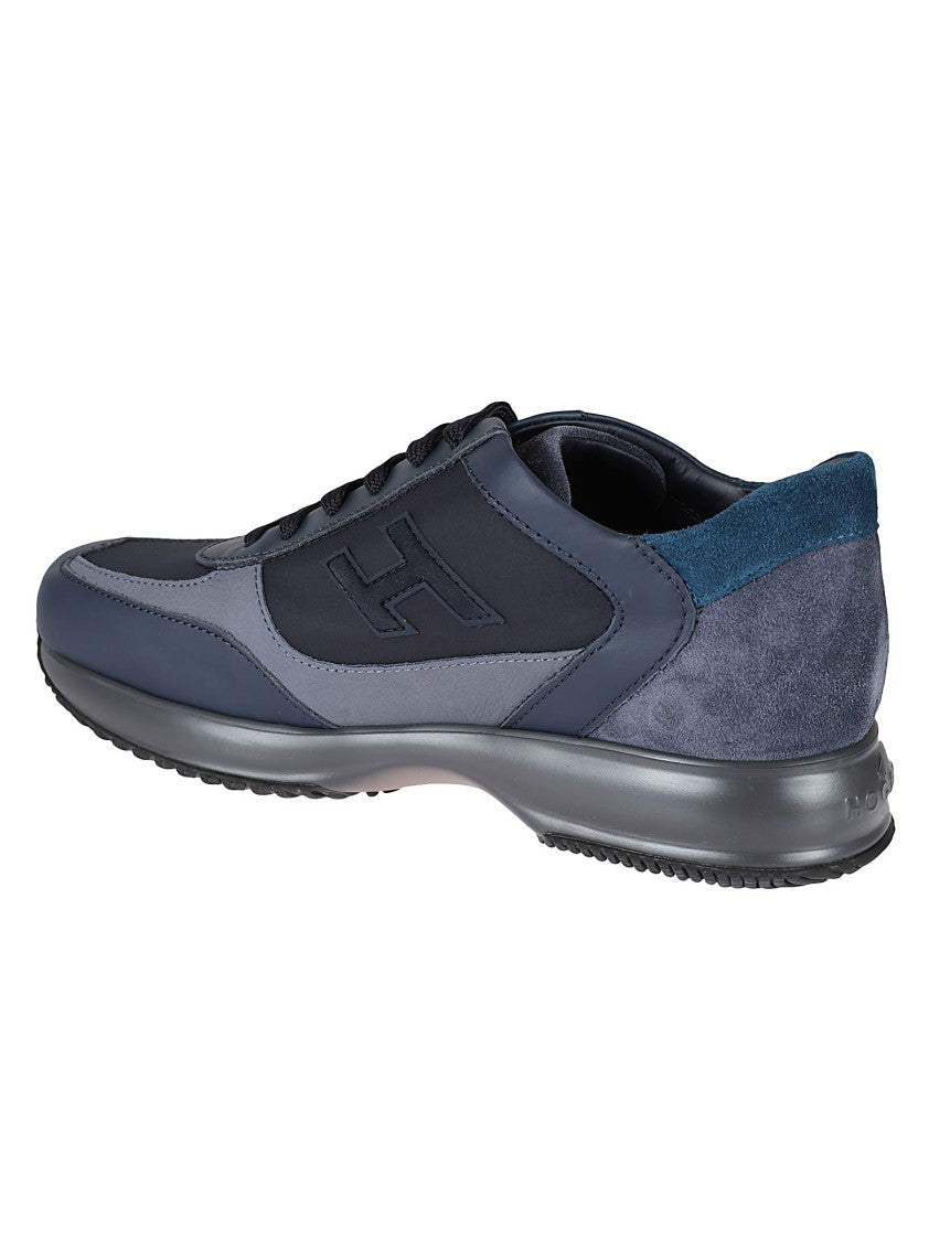 Hogan Sleek Leather And Suede H Shoes