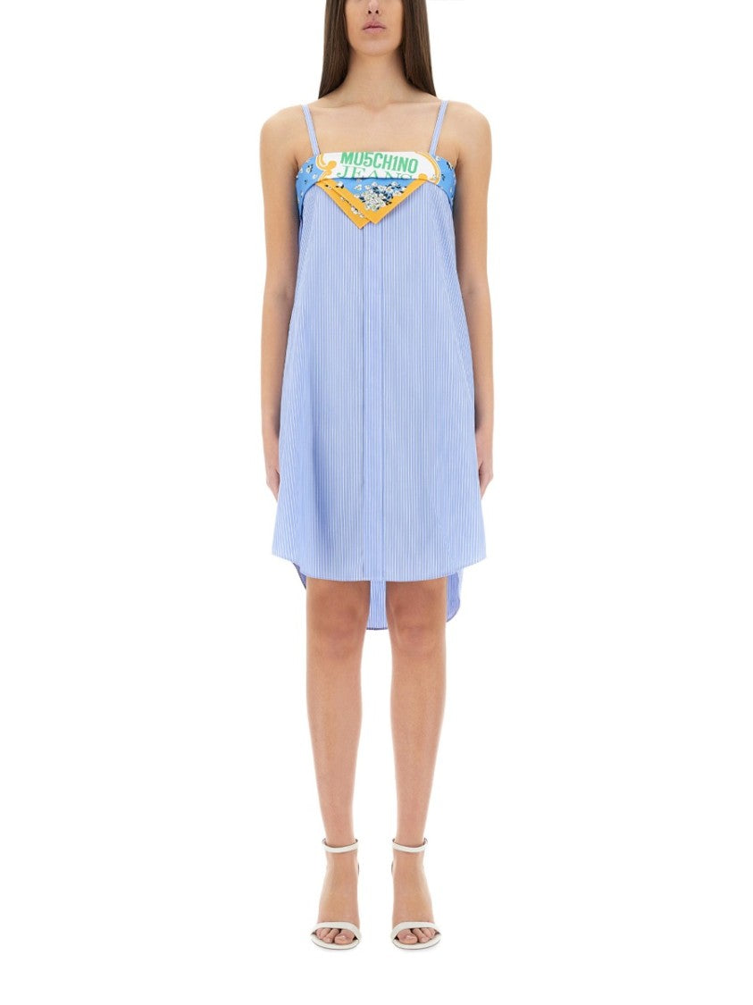 Moschino Patchwork Cotton Dress