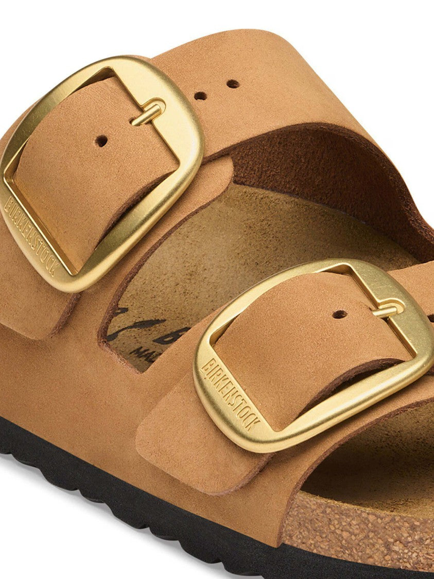 Birkenstock Adjustable Buckle Sandal With Contoured Cork Footbed