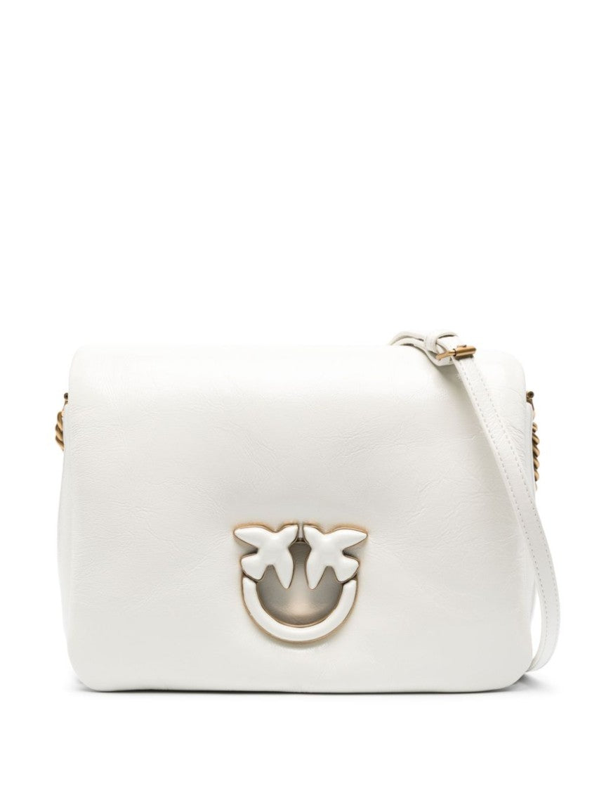 Pinko Love Leather Crossbody Bag