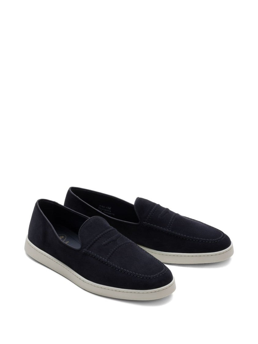 Church's Black Flat Shoes With Silhouette