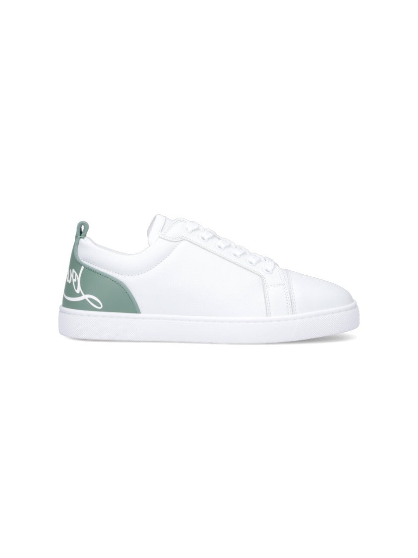 Christian Louboutin "Fun Louis Junior" Sneakers – White