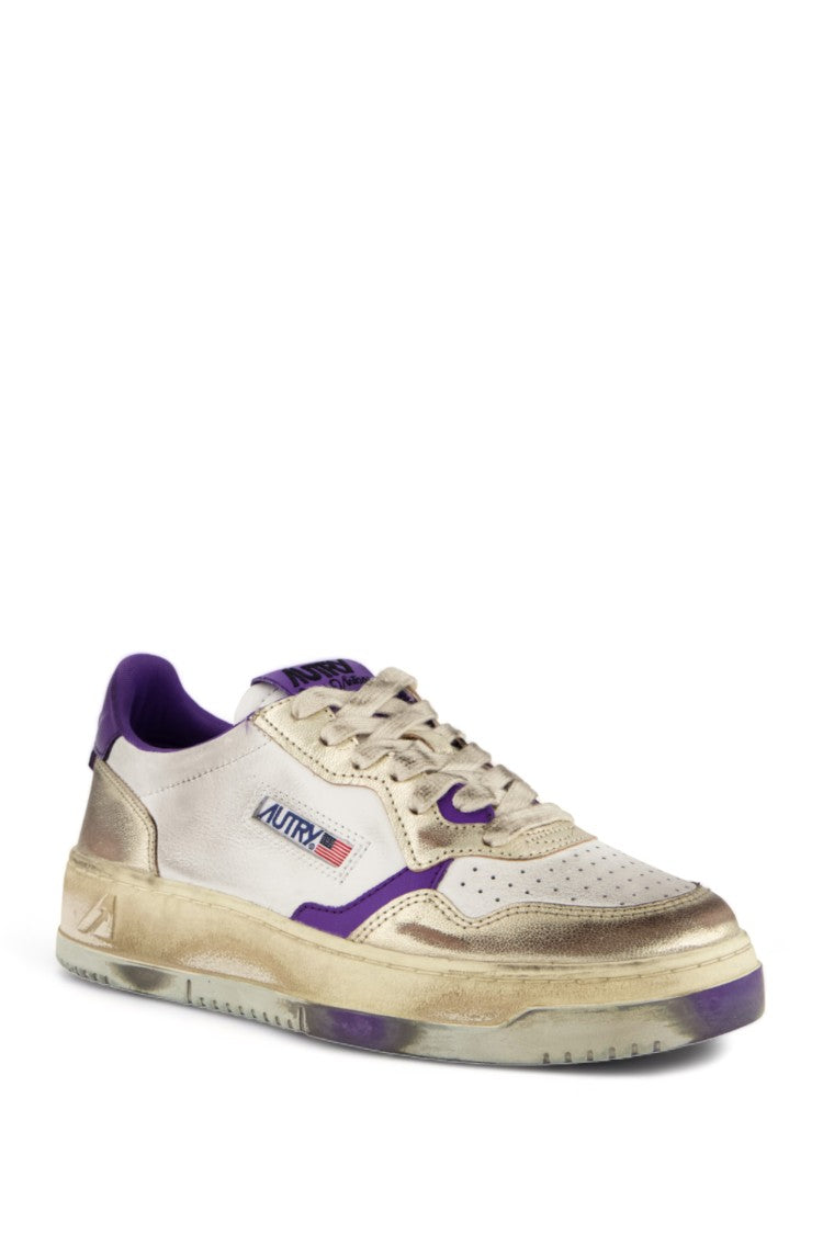 Autry Women’S Super Vintage Leather Sneakers