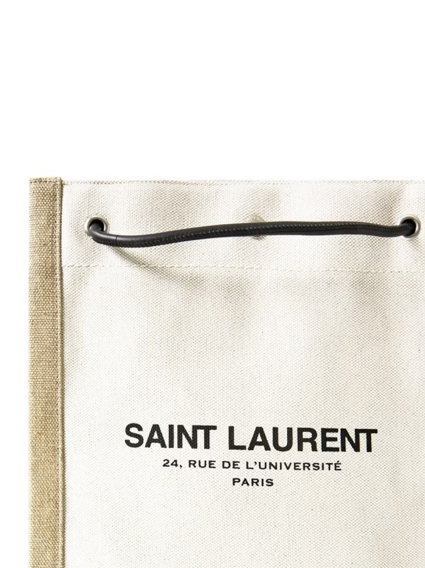 Saint Laurent Universite Logo Flat Crossbody Bag