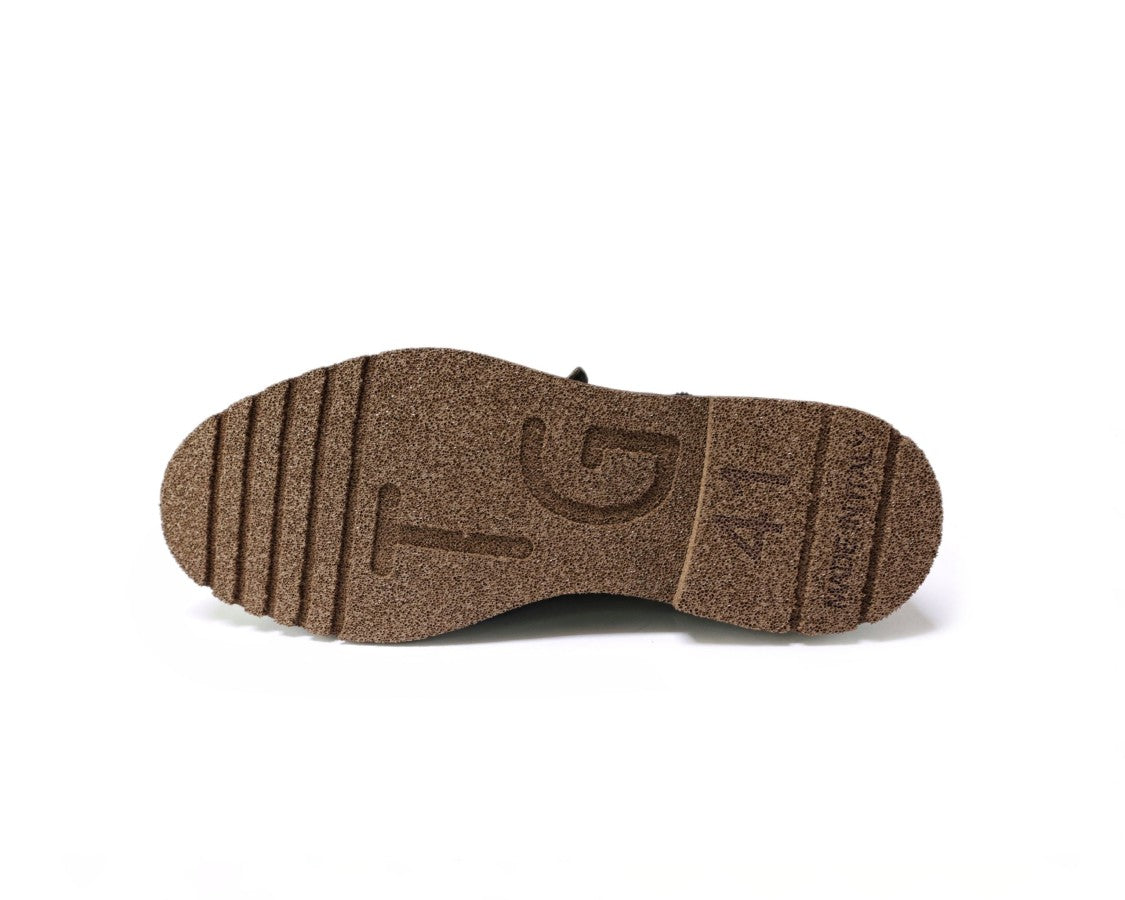 Ton Gout Brogue Detail Mocassino Lucas Shoes In Brown Montone