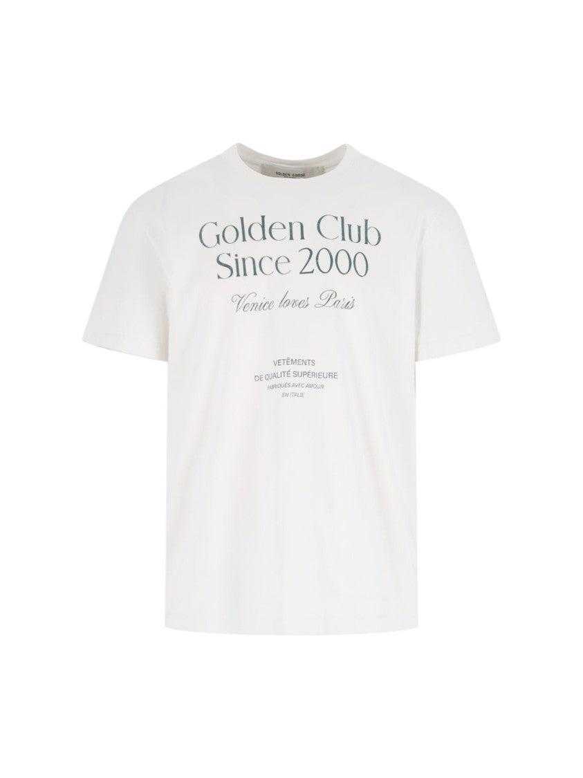 Golden Goose "Golden Club" T-Shirt – White