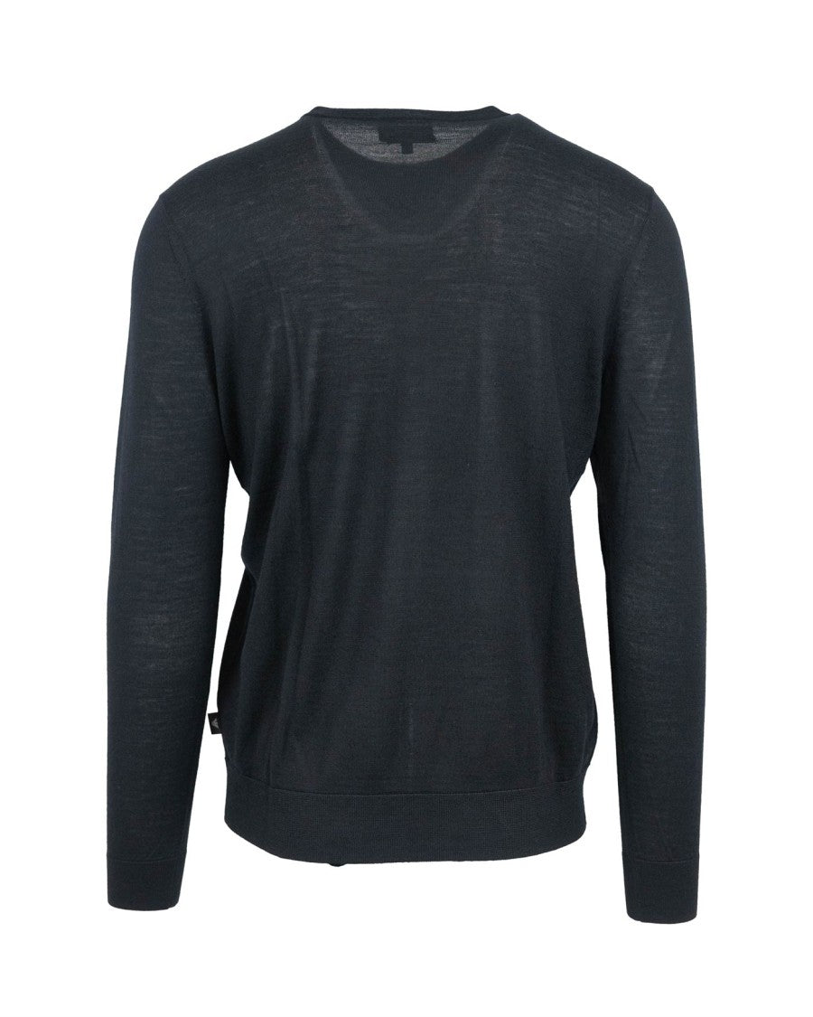 Emporio Armani Black Crewneck Sweater