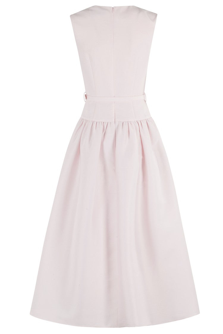 Self-Portrait Taffeta Midi Dress