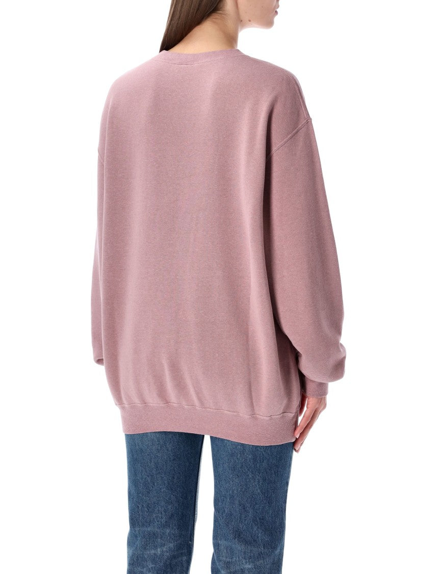 Chloé Chloé Pink Chiné Fleece Oversized Sweatshirt