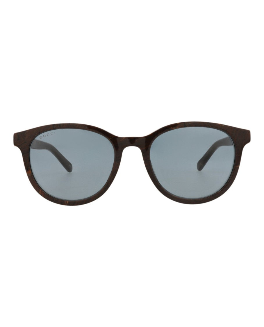 Gucci Round-Frame Recycled Acetate Sunglasses