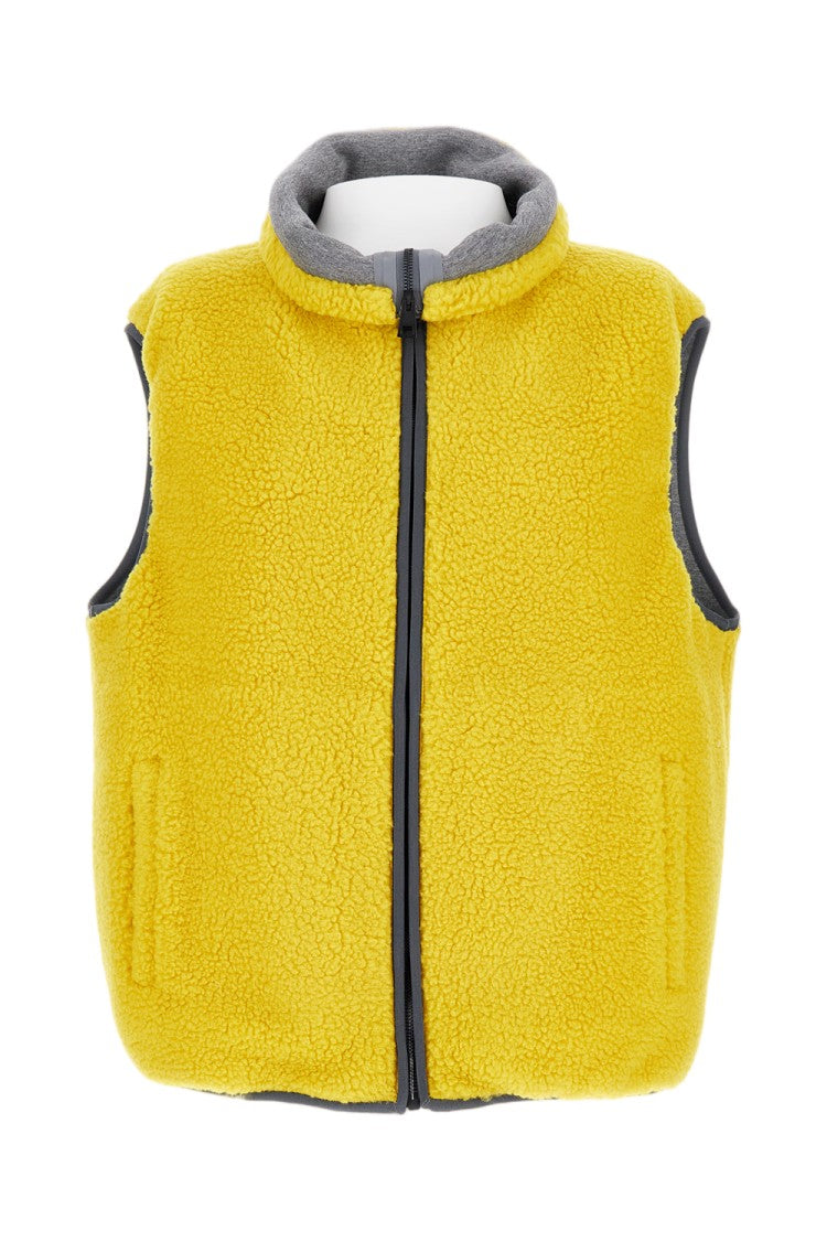 Givenchy Textured Sleeveless Fleece Vest With Embossed Detailing