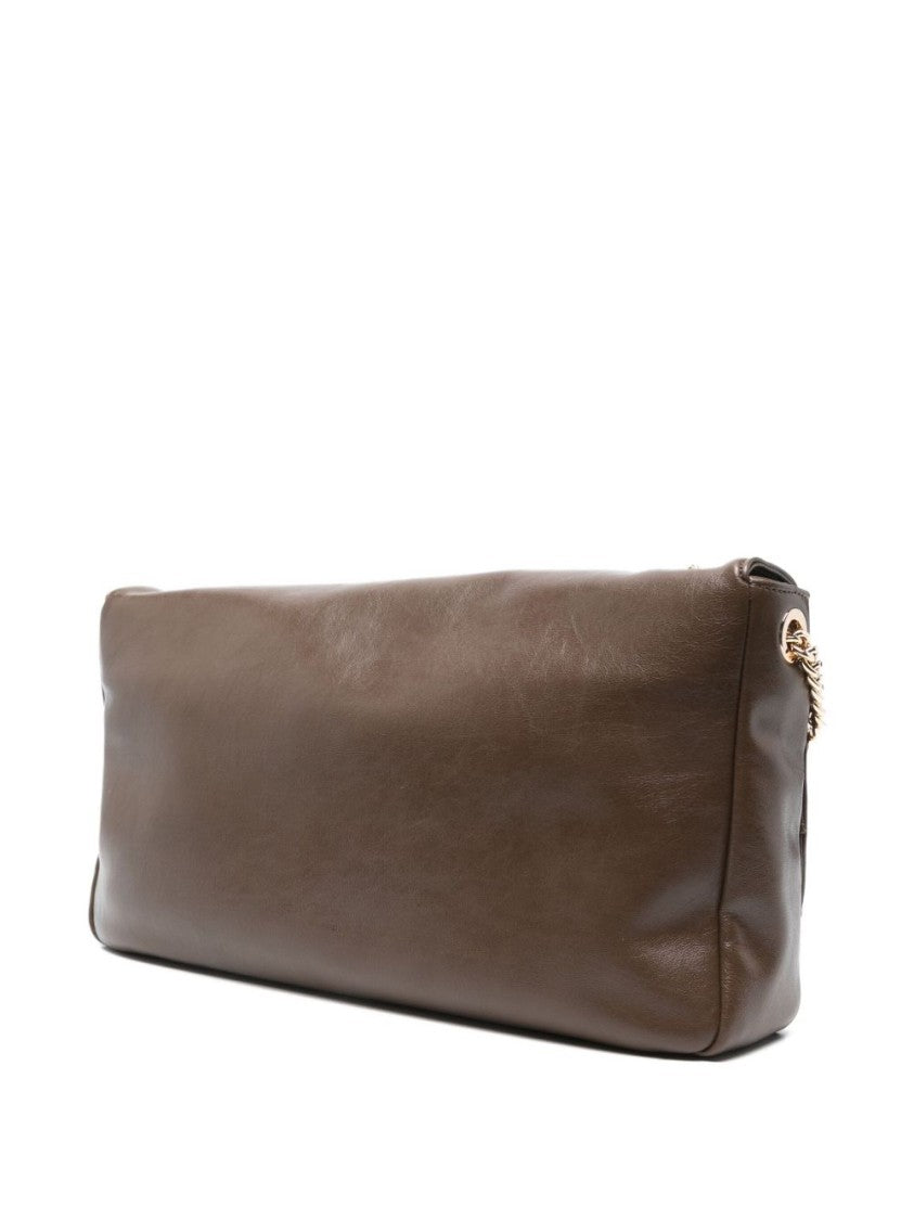Twin-Set Structured Neutral Handbag