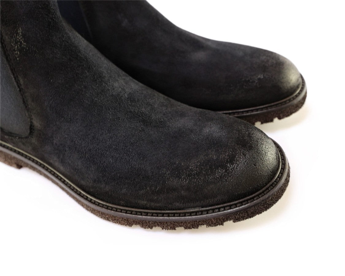 Ton Gout Suede Ankle Boots 20 Mm Heel