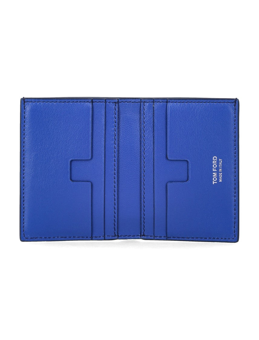 Tom Ford Crocodile-Embossed Folded Leather Card Holder