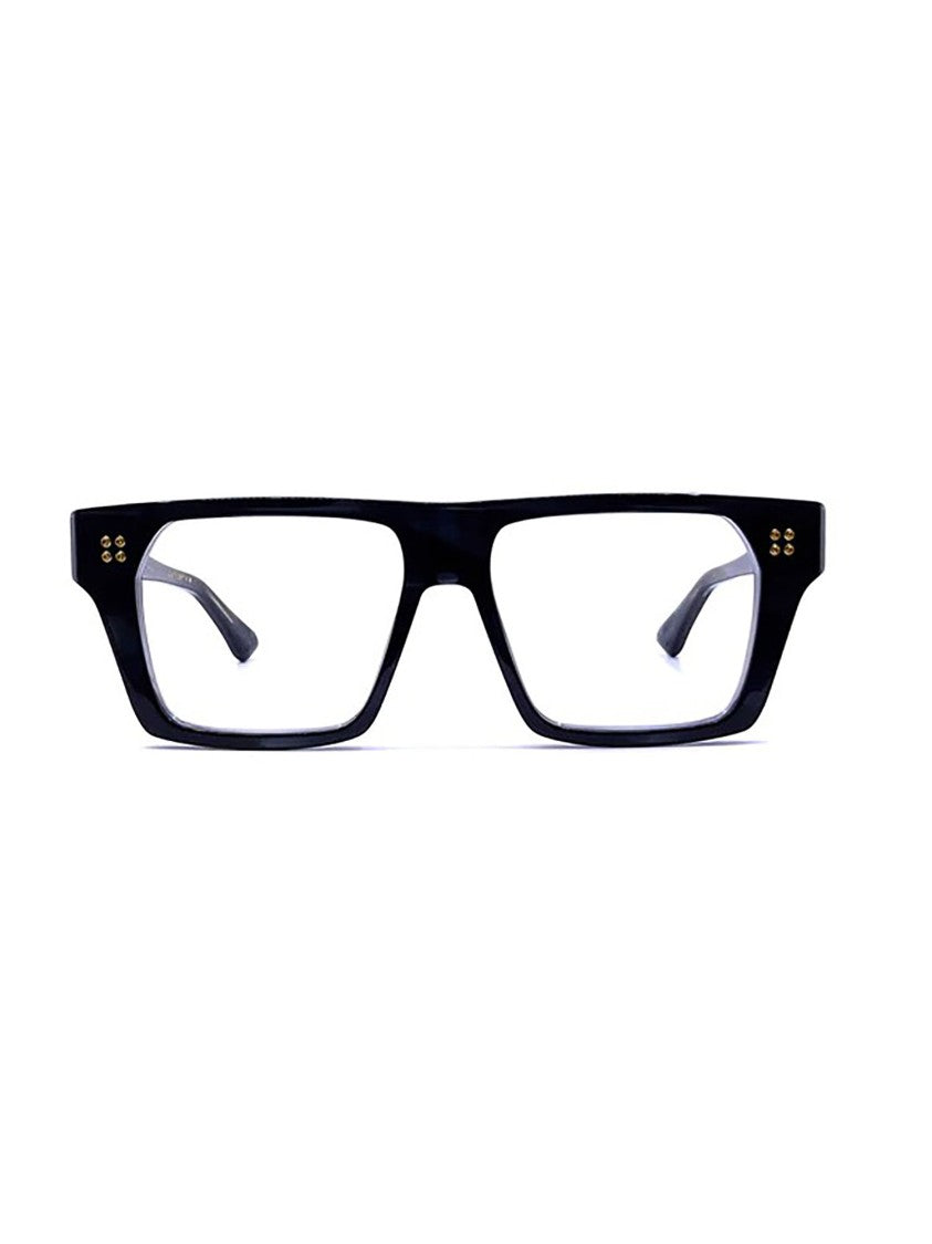 Dita Rectangular Grey Optical Frames With Glossy Finish