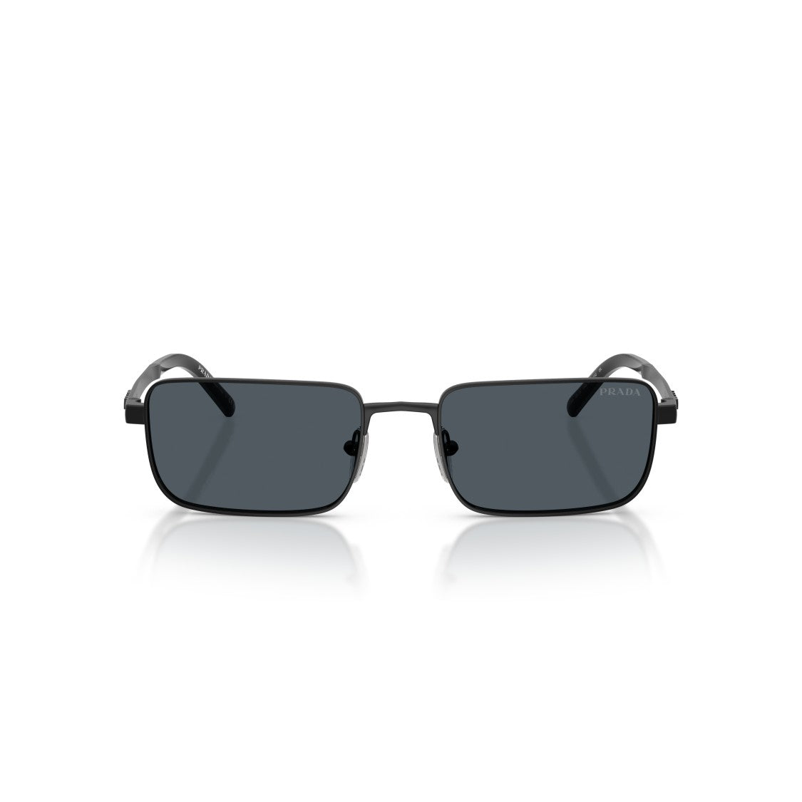 Prada Rectangular Frame Sunglasses With Dark Lenses