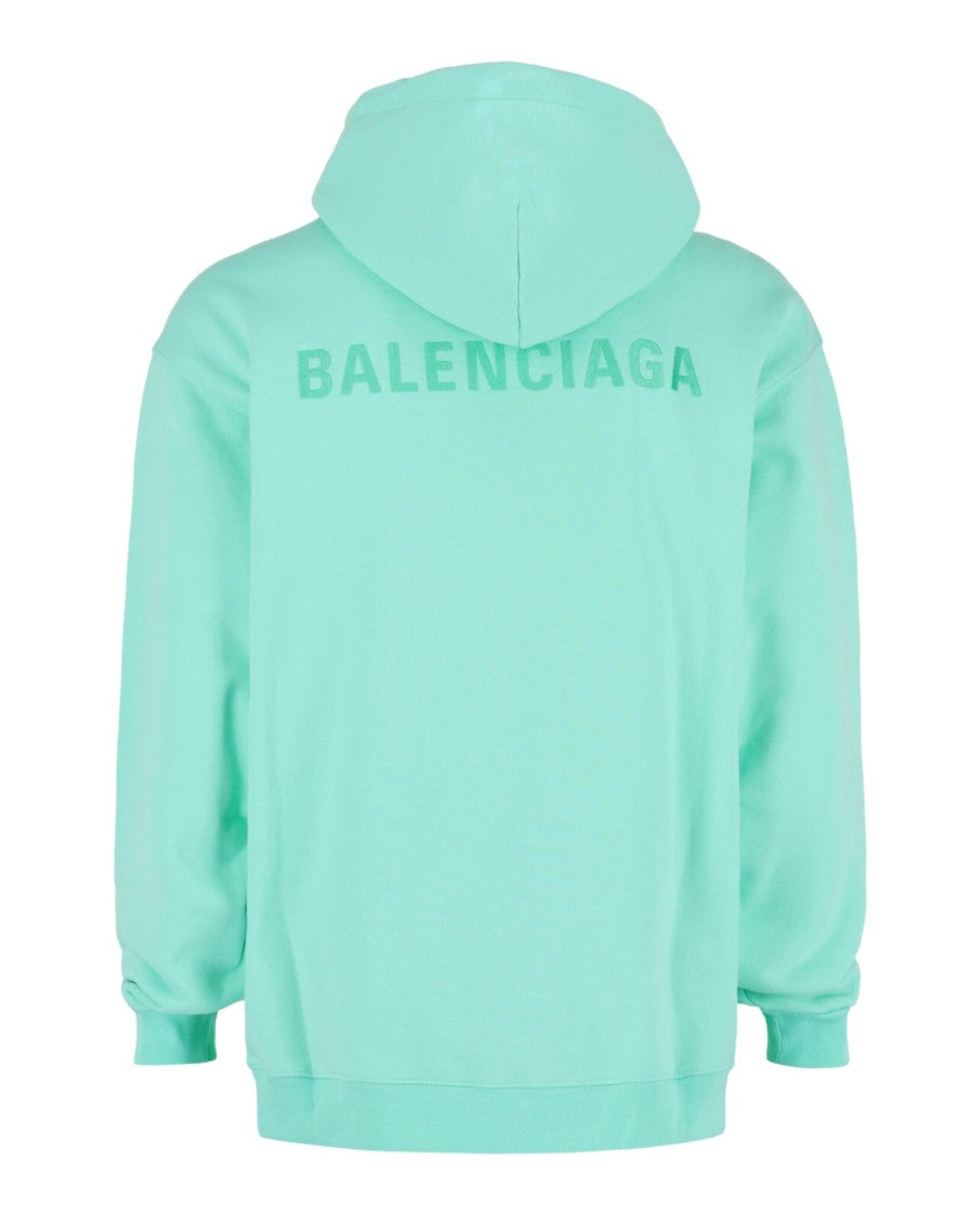 Balenciaga Embroidered Logo Hoodie