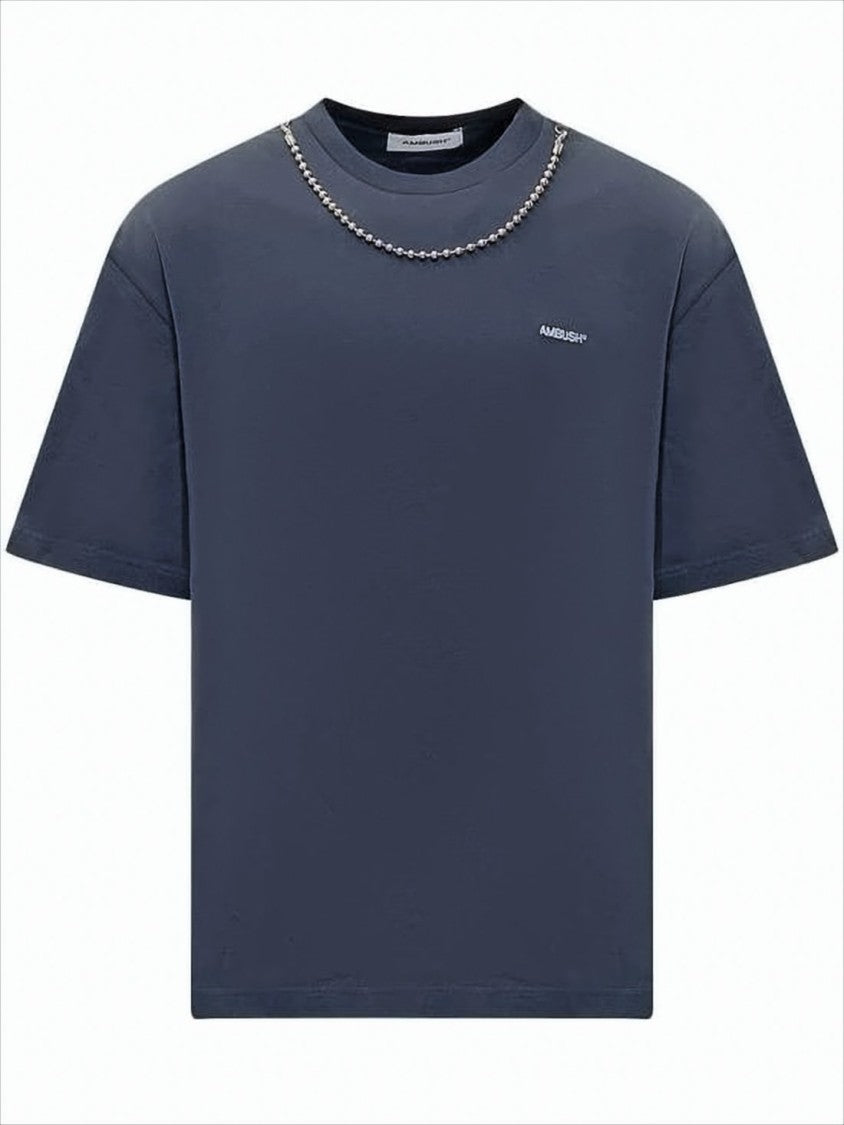 Ambush Boxy-Fit Short-Sleeved T-Shirt With Chain Detail