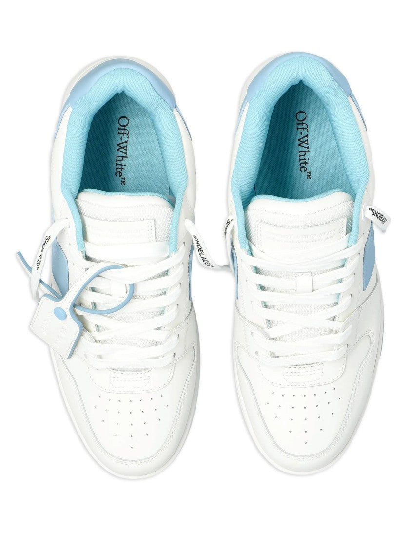 Off-White Low-Top Sneakers In Smooth Calf Leather With Signature Branding
