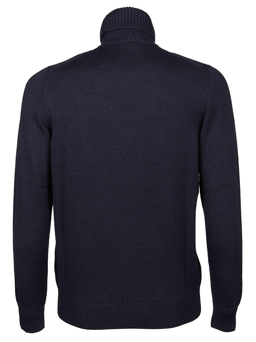Drumohr Rasato Tubico Merino Turtleneck Sweater