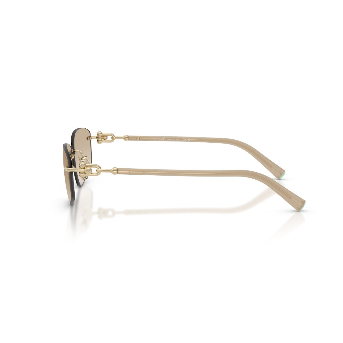 Tiffany & Co. 0Tf3114 Rimless Gradient Brown Sunglasses