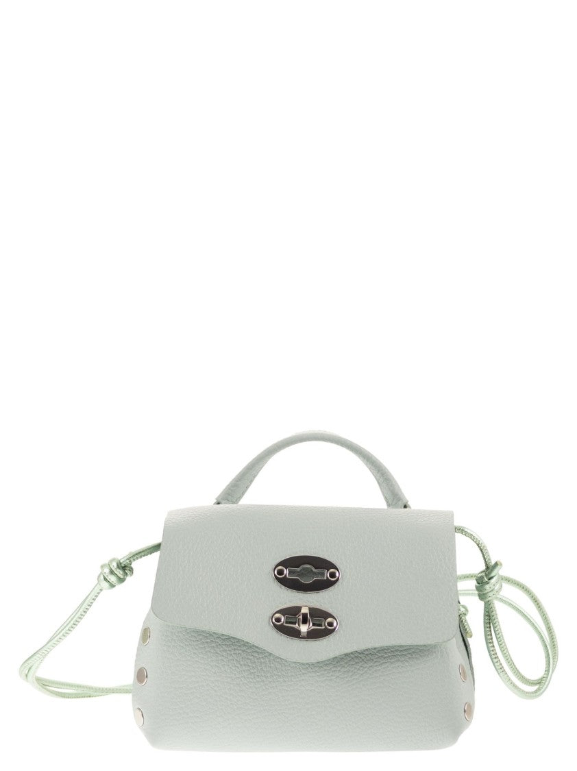 Zanellato Compact Structured Grained Leather Postina Bag