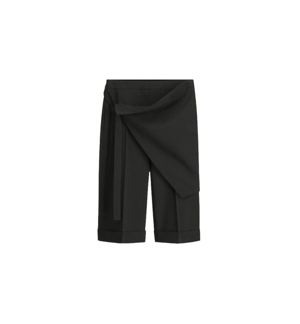 Christian Dior Asymmetrical Wrap Knee-Length Pants
