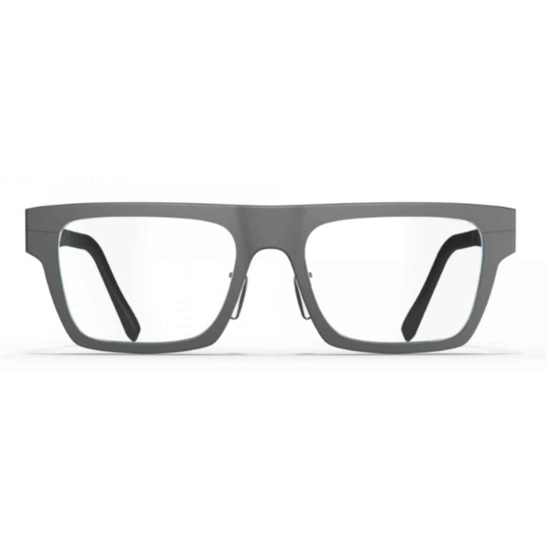 Blackfin Bf1089 Knightsbridge Matte Finish Grey Titanium Eyeglasses With Adjustable Nose Pads