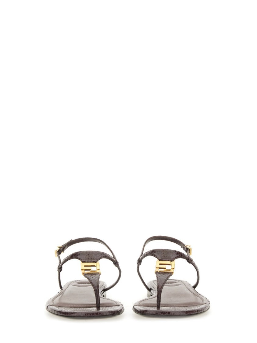 Fendi "Ffold" Sandals