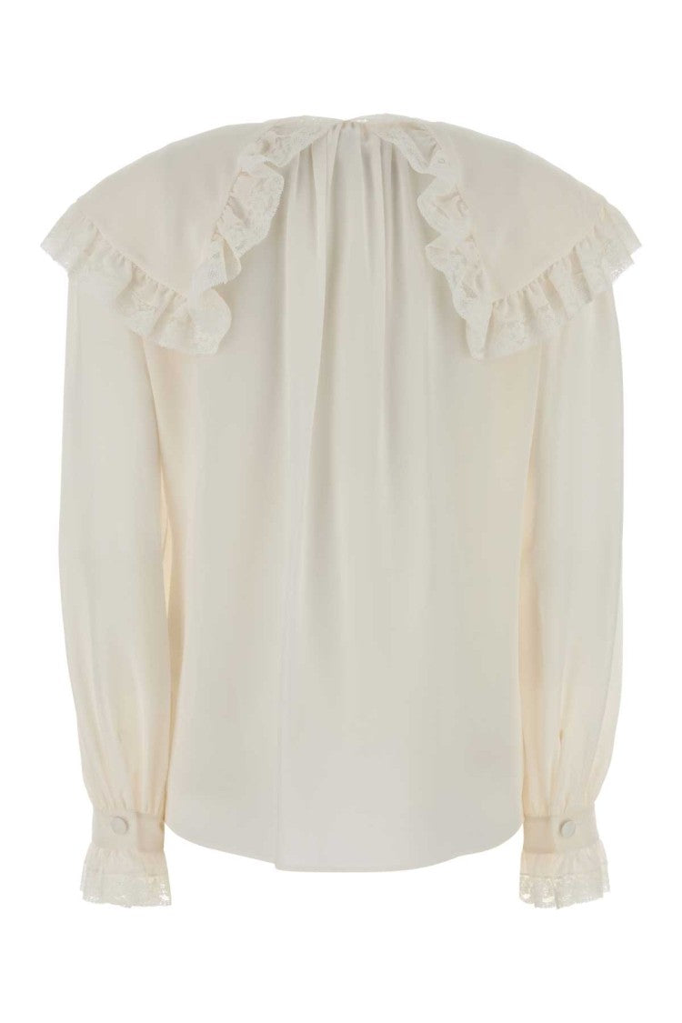 Chloé White Silk Shirt