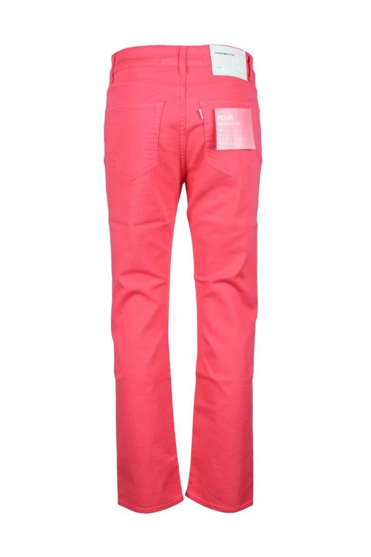 Department 5 Pink Mid-Rise Stretch Jeans