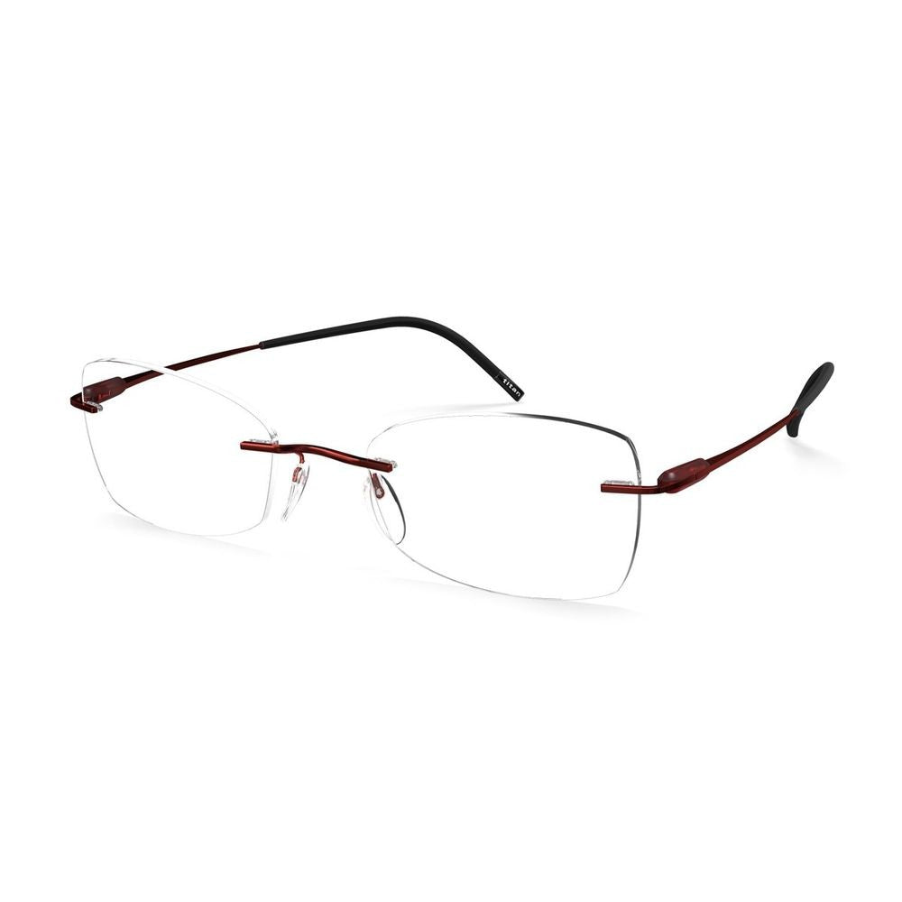 Silhouette 5561/Hc Rimless Titanio Sunglasses With Sculptural Design