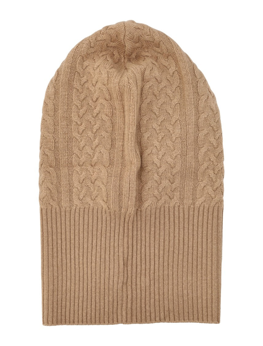 Max Mara Cashmere Cable-Knit Balaclava
