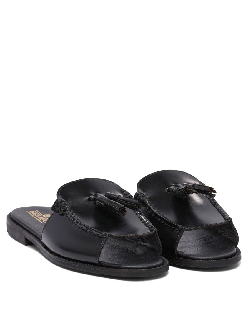 Sebago Leather Open-Toe Sandals With Braided Detailing